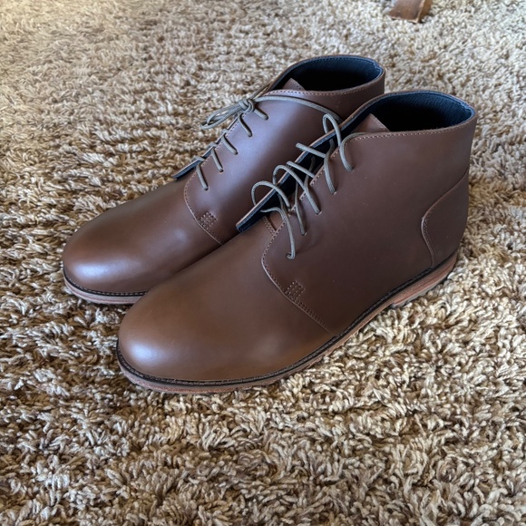 Nisolo Everyday Chukka Boot Brown Leather Sole Mens 8